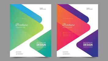 Cover template flyer design vector background