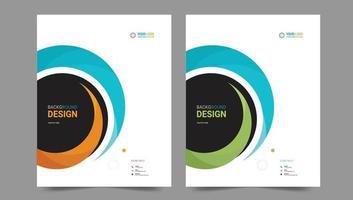 Cover template flyer design vector background