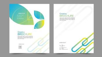 Cover template flyer design vector background