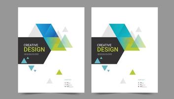 Cover template flyer design vector background