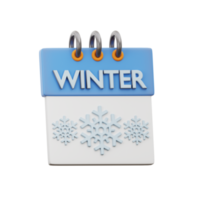 3D Christmas and Winter Icon png