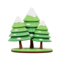 icono de navidad e invierno 3d png