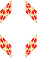 elemento de diseño de patrón abstracto geométrico png