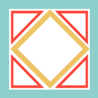 Geometrical abstract pattern design element png