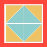 Geometrical abstract pattern design element png