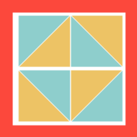 Geometrical abstract pattern design element png