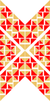 elemento de diseño de patrón abstracto geométrico png