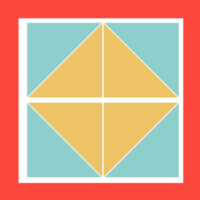 Geometrical abstract pattern design element png