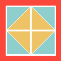 Geometrical abstract pattern design element png