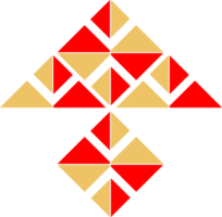 Geometrical abstract pattern design element png