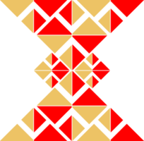 elemento de diseño de patrón abstracto geométrico png