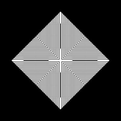 Optical Lines Motif Pattern. Contemporary Decoration for Interior, Exterior, Carpet, Textile, Garment, Cloth, Silk, Tile, Plastic, Paper, Wrapping, Wallpaper, Pillow, Sofa, Background, Ect. Vector
