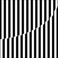 Stripes Lines Motifs Pattern. Optical Illusion Decoration for Interior, Exterior, Carpet, Textile, Garment, Cloth, Silk, Tile, Plastic, Paper, Wrapping, Wallpaper, Pillow, Sofa, or Background. Vector