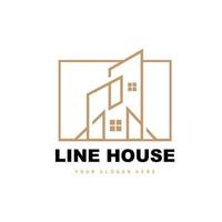 House Logo, Building Furniture Design, Construction Vector, Property Brand Icon, Real Estate, Housing vector