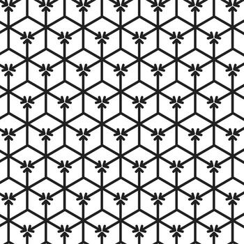 patrón de diseño. patrón sin costuras patrón transparente de vector. textura moderna y elegante con enrejado monocromático. diseño de patrón geométrico vector