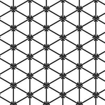 Pattern Design. seamless pattern. Vector seamless pattern. Modern stylish texture with monochrome trellis.Geometric Pattern Design