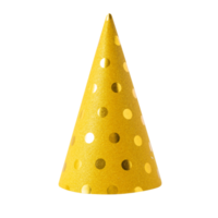 Golden Party Hat cutout, Png file