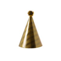 schwarz-goldener Partyhut-Ausschnitt, png-Datei png