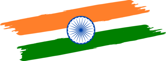 diseño de la bandera india png