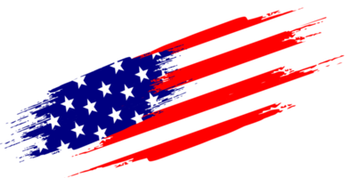 Design der amerikanischen Flagge png