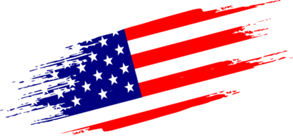 diseño de la bandera americana png