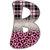 medio leopardo negro y rosa clipart png