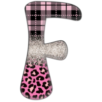 halv leopard svart och rosa ClipArt png