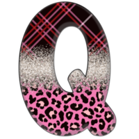 halber Leopard schwarz und rosa Cliparts png