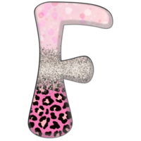 medio leopardo negro y rosa clipart png