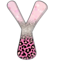 medio leopardo negro y rosa clipart png