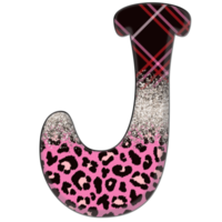 medio leopardo negro y rosa clipart png