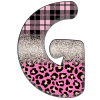 medio leopardo negro y rosa clipart png