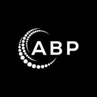 diseño creativo del logotipo de la letra abp. diseño único abp. vector