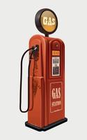 Retro Gas Station vector