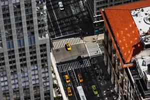 New York cityscape birds eye view photo