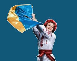 Ukraine patriotic concept photo