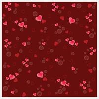 Valentine heart shape pattern background illustration vector