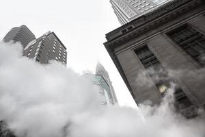 vapor de la calle subterránea en Nueva York foto