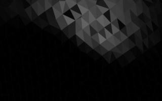 Dark Silver, Gray vector polygon abstract backdrop.