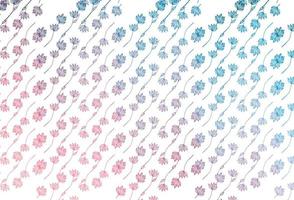 Light Blue, Red vector hand painted background.