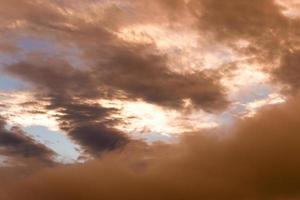 abstract background with sky and colorful clouds photo