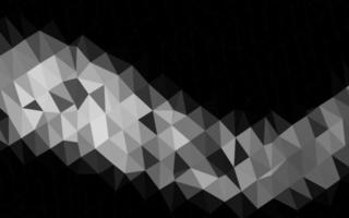 Light Silver, Gray vector triangle mosaic template.