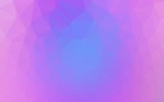 Fondo abstracto de polígono de vector rosa claro, azul.