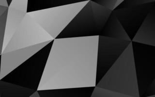 Dark Silver, Gray vector triangle mosaic template.