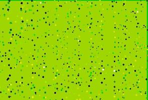 Light Green, Yellow vector texture in poly style with circles, cubes.