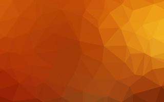 Light Yellow, Orange vector abstract mosaic backdrop.