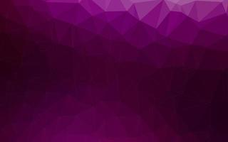 Dark Purple vector polygon abstract background.