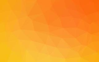 Light Yellow, Orange vector blurry triangle template.