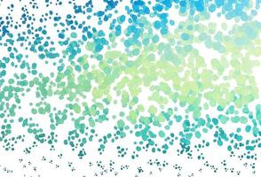 Light Blue, Yellow vector template with bubble shapes.