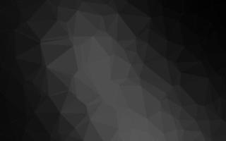 Dark Silver, Gray vector abstract polygonal texture.